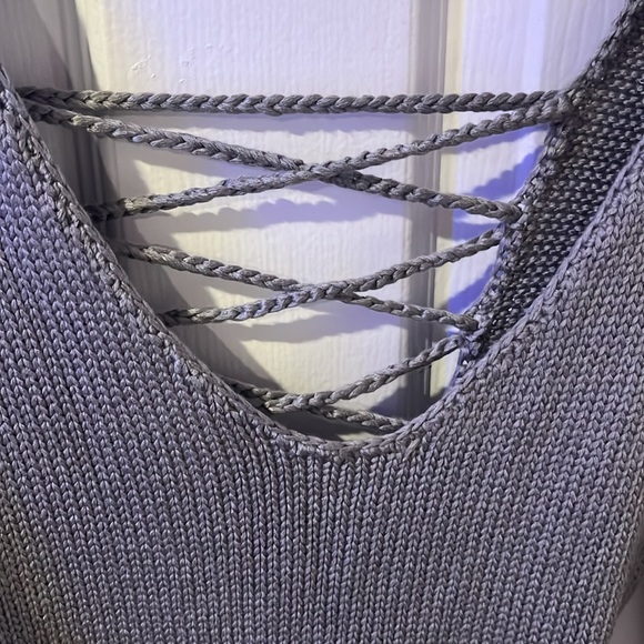 JLUXLABEL sweater dress with beautiful cross tie back - Picture 2 of 8